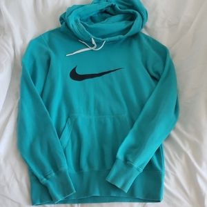 Womens NIKE Turquoise Hoodie sz small